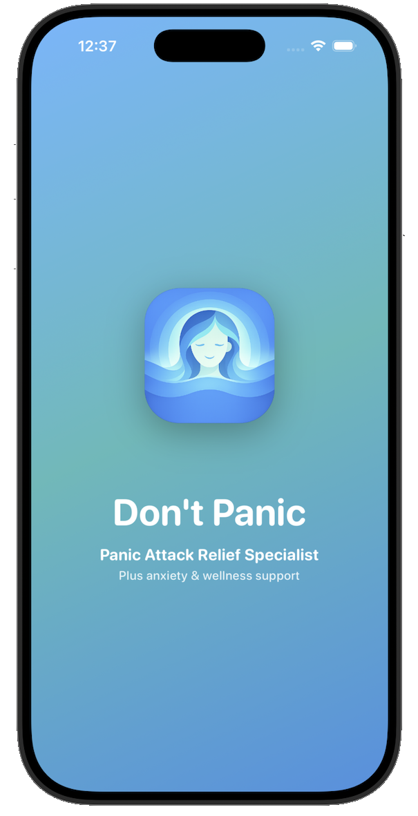 Don't Panic App Screenshot